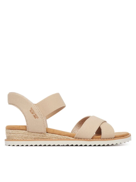 Zdjęcie produktu Sandały Skechers BOBS Desert Kiss - Golden Lily 114418 / NAT Beżowy