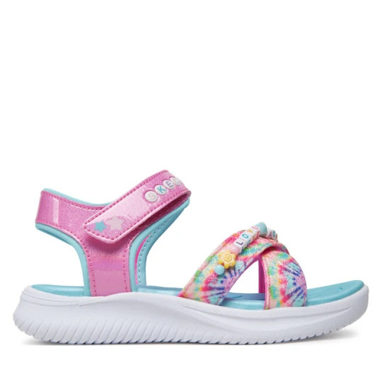 Zdjęcie produktu Sandały Skechers Jumpsters Sandal-Tie Dye Bffs 303045L/PKMT Różowy