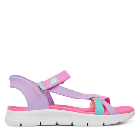 Zdjęcie produktu Sandały Skechers Slip-Ins: Go Walk Flex Sandal - Lots Of Sol 303028L/MLT Fioletowy