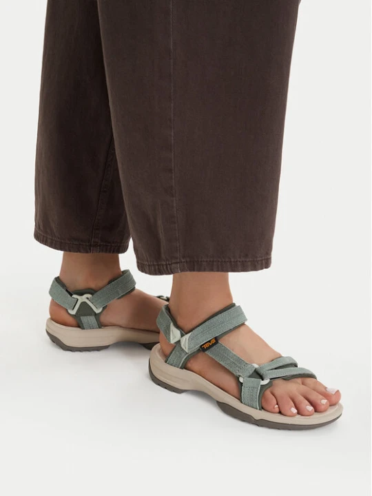 Zdjęcie produktu Sandały Teva Terra Fi Lite Suede 1124035 Zielony
