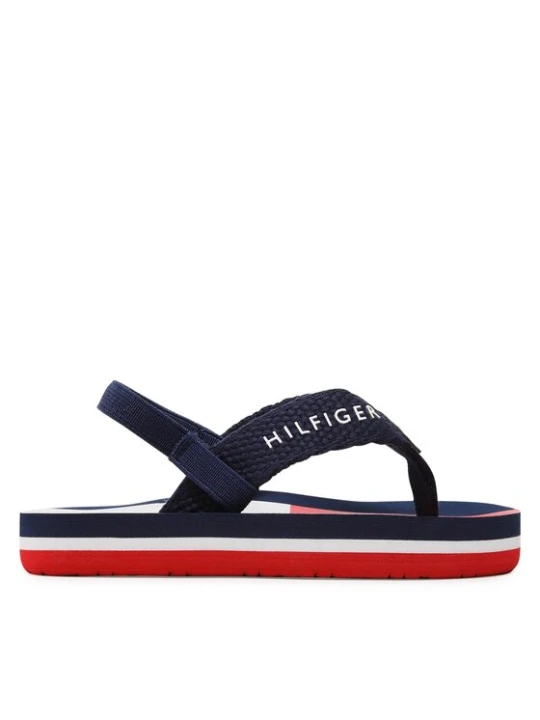 Zdjęcie produktu Sandały Tommy Hilfiger Flag Flap Flop T1B8-32917-0058 Granatowy