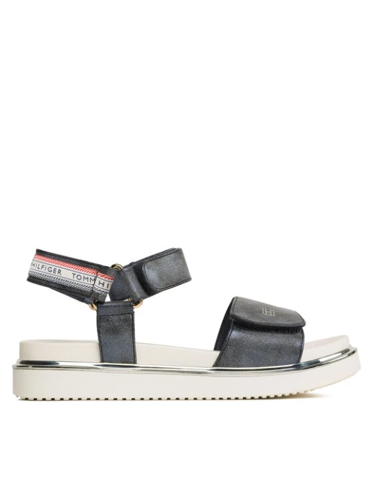 Zdjęcie produktu Sandały Tommy Hilfiger Platform Velcro Sandal T3A2-32760-0568 S Granatowy