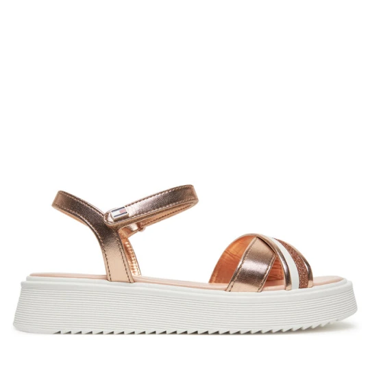 Zdjęcie produktu Sandały Tommy Hilfiger Sandal T4A2-33800-0569 S Różowe złoto