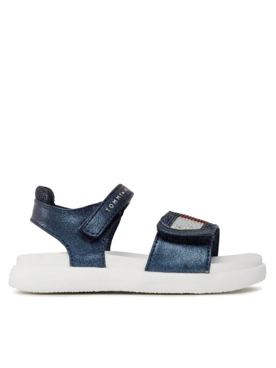 Zdjęcie produktu Sandały Tommy Hilfiger Strass Heart Velcro Sandal T1A2-32752-1367 S Granatowy