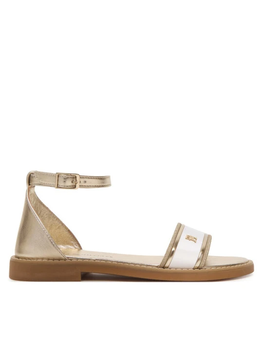 Zdjęcie produktu Sandały Tommy Hilfiger T4A2-34431-0517 D Złoty