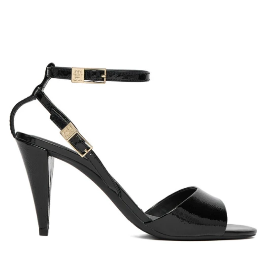 Zdjęcie produktu Sandały Tommy Hilfiger Th Elegant Patent Sandal FW0FW08961 Czarny