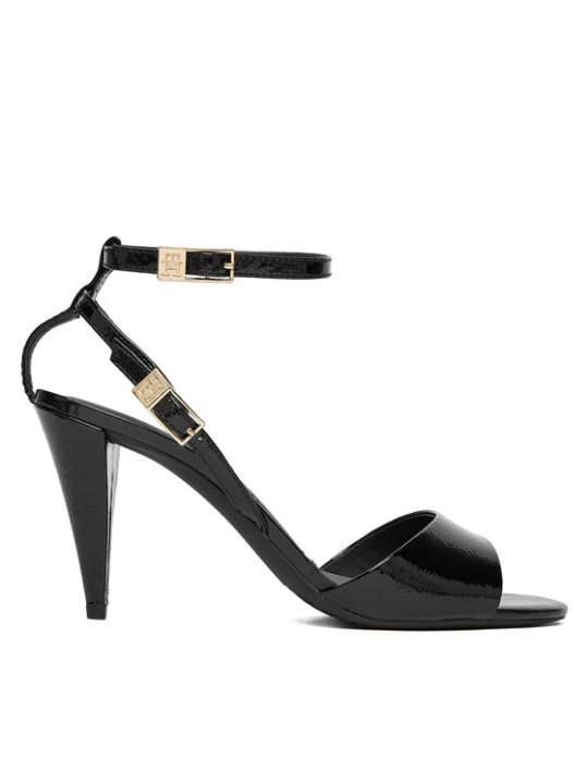 Zdjęcie produktu Sandały Tommy Hilfiger Th Elegant Patent Sandal FW0FW08961 Czarny