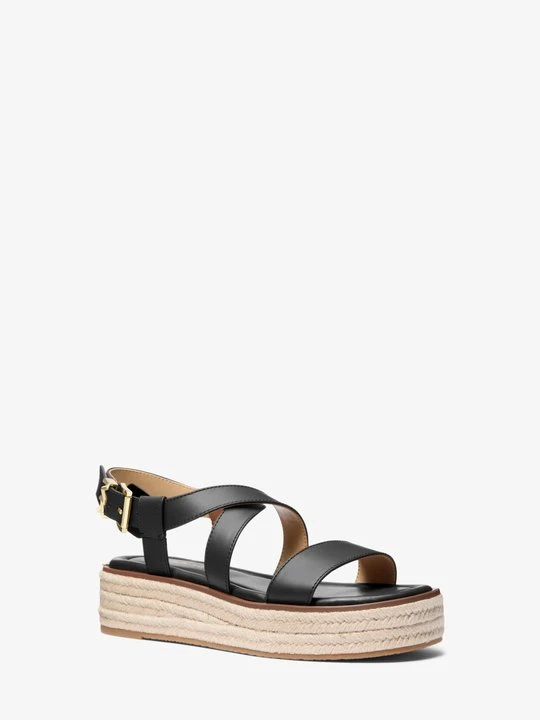 Zdjęcie produktu Sandały typu espadryle Lynn na platformie Michael Kors CZARNY (Czarny)