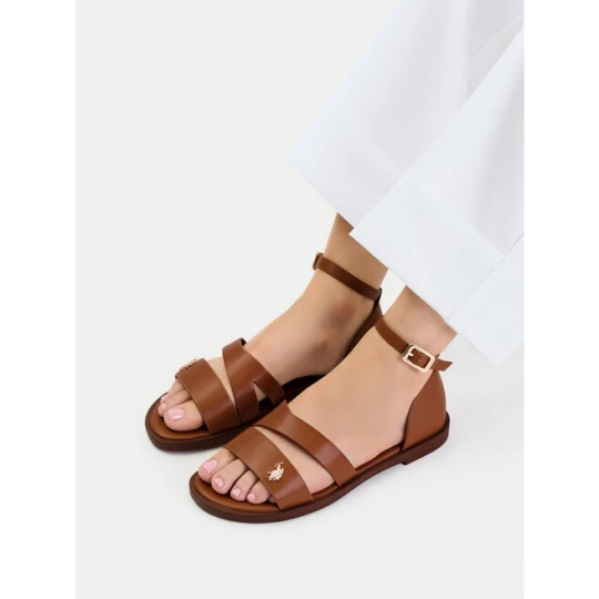 Zdjęcie produktu Sandały U.S. Polo Assn. EO-CASSIE003W/6Y1 Brązowy