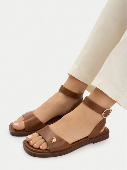 Zdjęcie produktu Sandały U.S. Polo Assn. EO-MARINA001W / 6Y1 Brązowy
