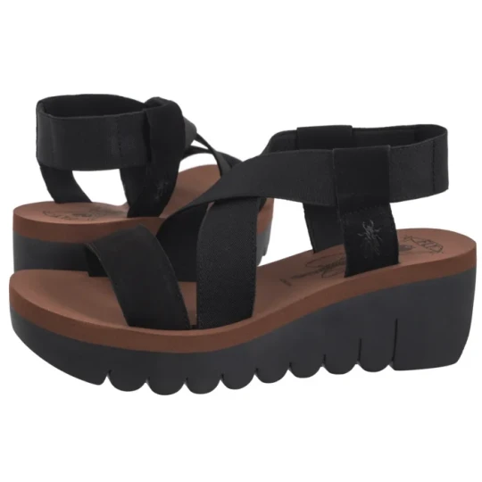 Zdjęcie produktu Sandały Yabi Blk/Blk Brick P144922013 (FL383-d) FLY London