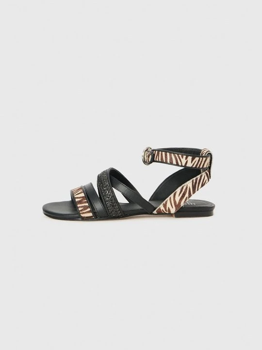 Zdjęcie produktu Sandały z cholewką Bronx czarny