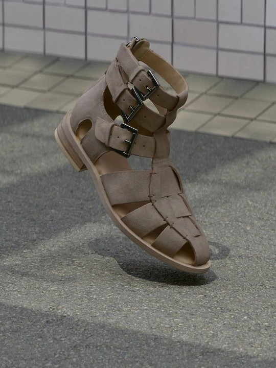 Zdjęcie produktu Sandały z cholewką Bronx beżowy