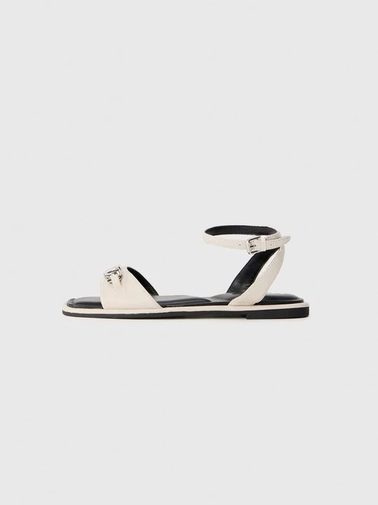 Zdjęcie produktu Sandały z cholewką DKNY mleczny
