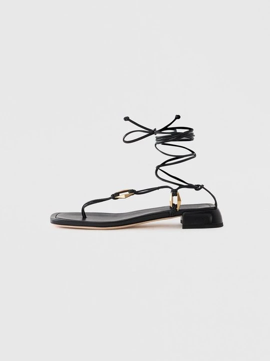 Zdjęcie produktu Sandały z cholewką Jimmy Choo czarny
