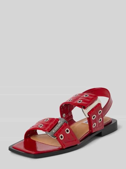 Zdjęcie produktu Sandały z ozdobnymi nitami model ‘SARIA’ Steve Madden Czerwony