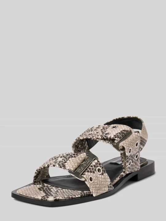 Zdjęcie produktu Sandały z ozdobnymi nitami model ‘SARIA’ Steve Madden Beżowy