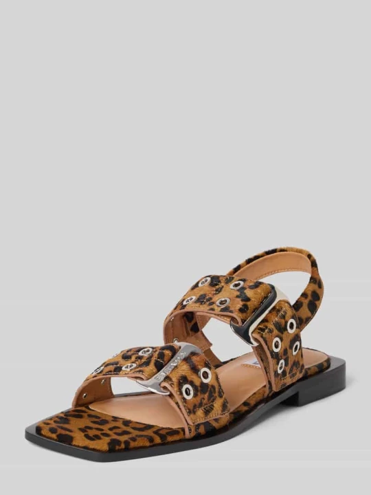 Zdjęcie produktu Sandały z zapięciem na rzep model ‘SARIA’ Steve Madden Koniakowy