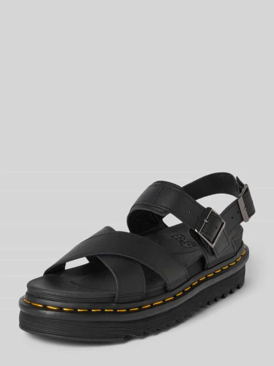 Zdjęcie produktu Sandały ze skóry model 'Voss II' Dr. Martens Czarny