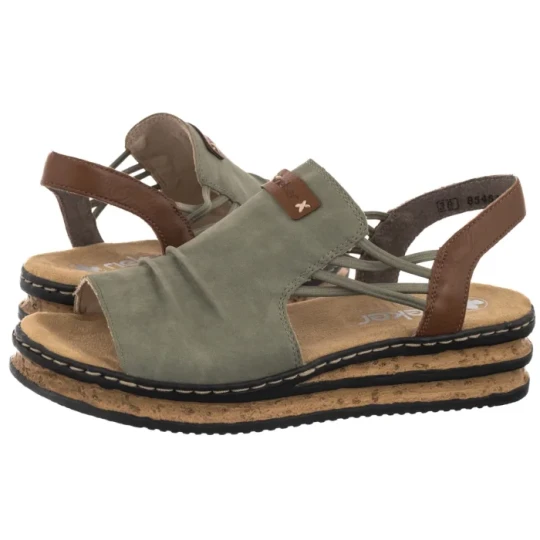 Zdjęcie produktu Sandały Zielone 62962-52 Green (RI257-c) Rieker