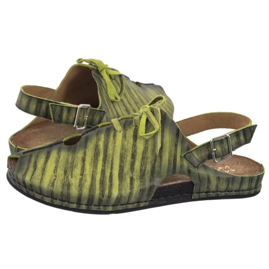 Zdjęcie produktu Sandały Zielone / Czarne 06418-09 / 00-6 (MA1190-b) Maciejka