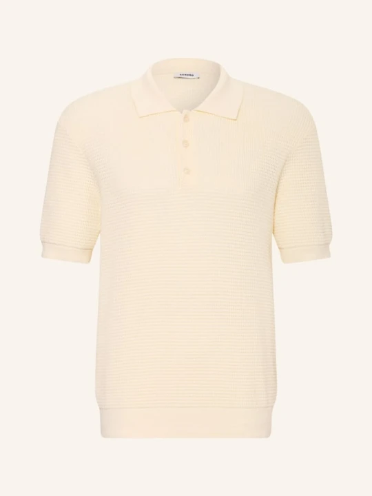 Zdjęcie produktu Sandro Dzianinowa Koszulka Polo beige JASNOŻÓŁTY