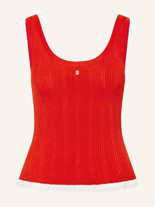 Zdjęcie produktu Sandro Dzianinowy Top rot