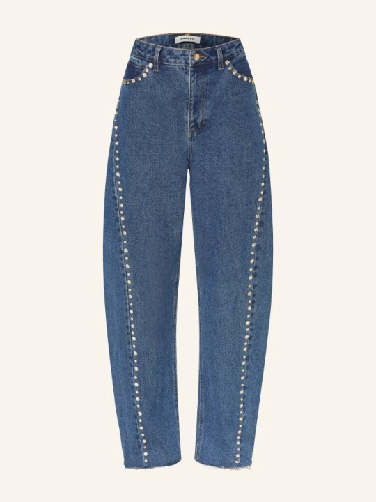 Zdjęcie produktu Sandro Dżinsy Typu Barrel Z Kamieniami Ozdobnymi blau 4785 BLUE JEAN