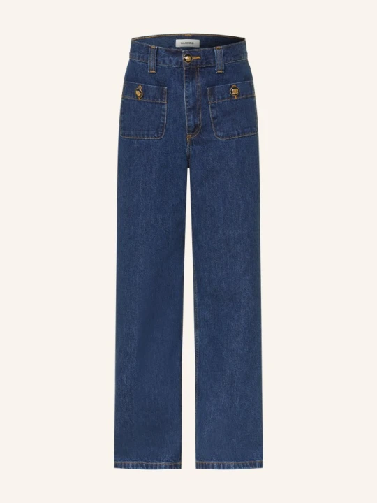 Zdjęcie produktu Sandro Dżinsy Z Szerokimi Nogawkami blau D324 DEEP BLU