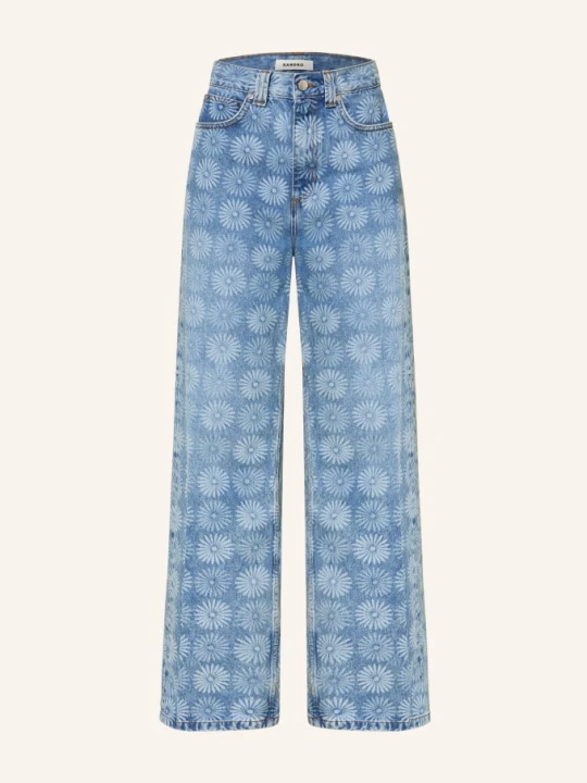 Zdjęcie produktu Sandro Dżinsy Z Szerokimi Nogawkami blau 4785 BLUE JEAN