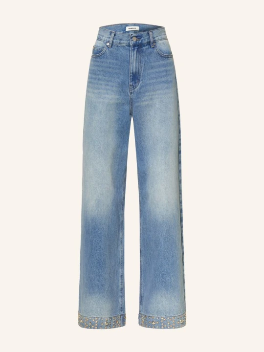Zdjęcie produktu Sandro Dżinsy Z Szerokimi Nogawkami I Nitami blau 4785 BLUE JEAN