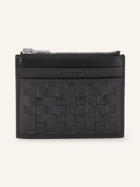 Zdjęcie produktu Sandro Etui Na Karty Z Przegródką Na Monety schwarz CZARNY