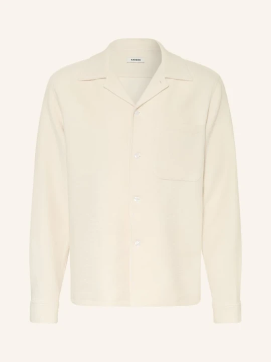 Zdjęcie produktu Sandro Koszula Pikowana Regular Fit beige ECRU
