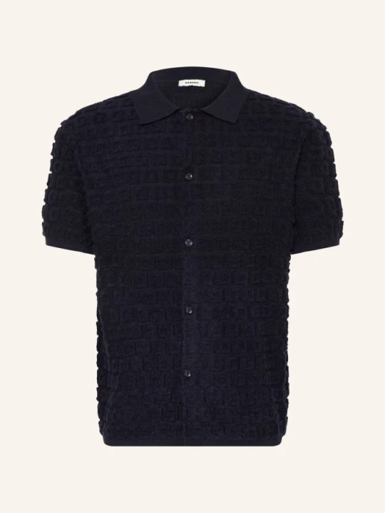 Zdjęcie produktu Sandro Koszula Z Krótkim Rękawem Comfort Fit blau GRANATOWY