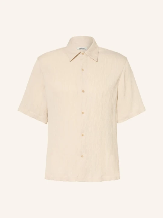 Zdjęcie produktu Sandro Koszula Z Krótkim Rękawem O Kroju Regular Fit beige