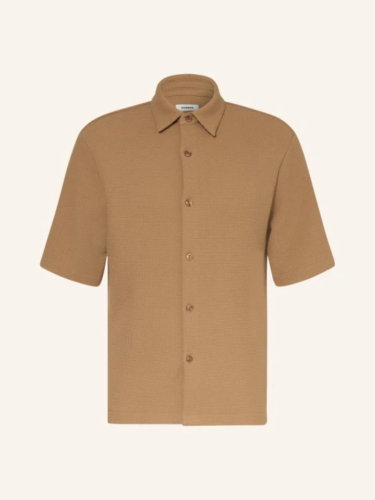 Zdjęcie produktu Sandro Koszula Z Krótkim Rękawem Slim Fit Z Piqué braun KONIAKOWY
