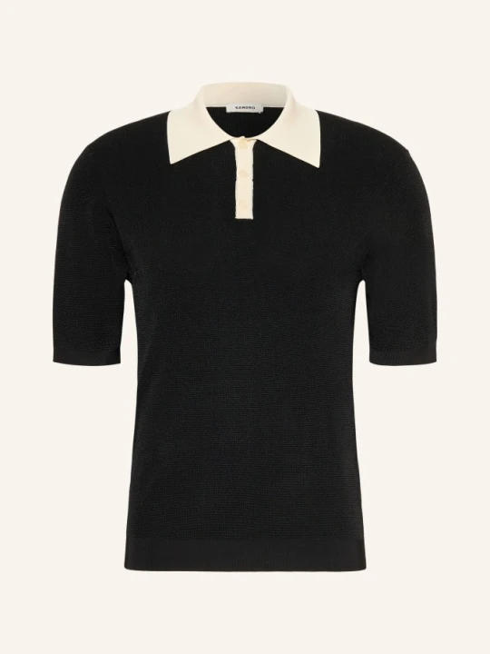 Zdjęcie produktu Sandro Koszulka Polo Z Dzianiny schwarz