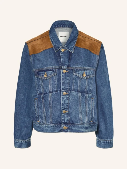 Zdjęcie produktu Sandro Kurtka Dżinsowa blau J002 LIGHT BLUE JEAN
