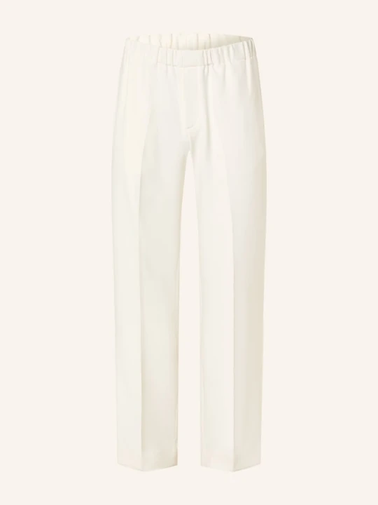 Zdjęcie produktu Sandro Spodnie Dżersejowe Straight Fit beige ECRU