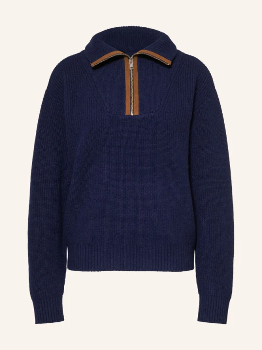 Zdjęcie produktu Sandro Sweter Typu Troyer blau