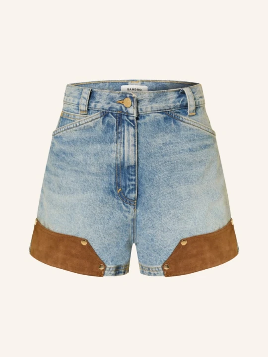Zdjęcie produktu Sandro Szorty Jeansowe Z Nitami blau