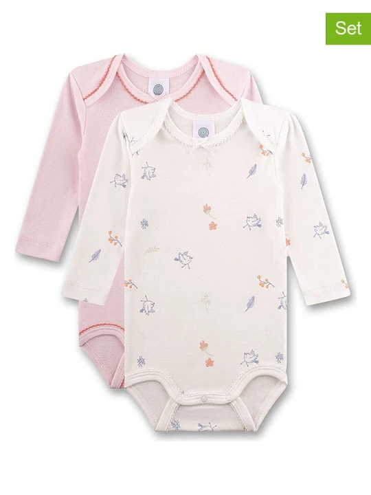 Zdjęcie produktu Sanetta Body (2 szt.) w kolorze jasnoróżowo-kremowym rozmiar: 98