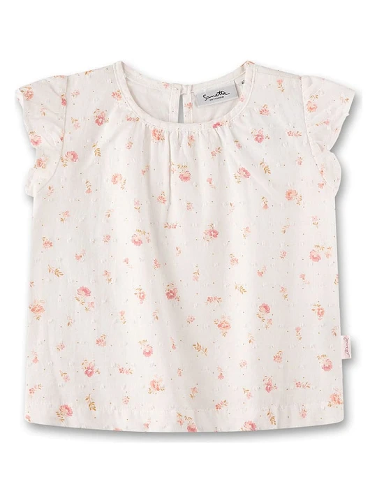 Zdjęcie produktu Sanetta Kidswear Bluzka w kolorze biało-jasnoróżowym rozmiar: 98