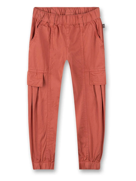 Zdjęcie produktu Sanetta Kidswear Bojówki w kolorze czerwonym rozmiar: 92