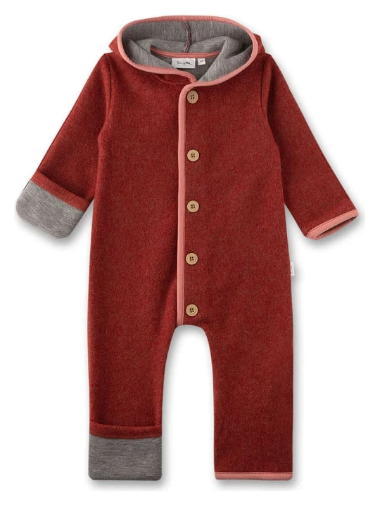 Zdjęcie produktu Sanetta Kidswear Kombinezon polarowy w kolorze czerwonym rozmiar: 74