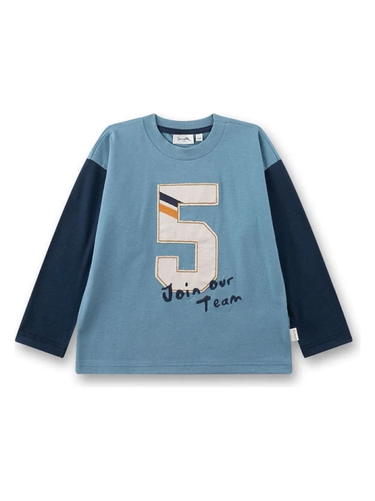 Zdjęcie produktu Sanetta Kidswear Koszulka w kolorze błękitno-granatowym rozmiar: 98