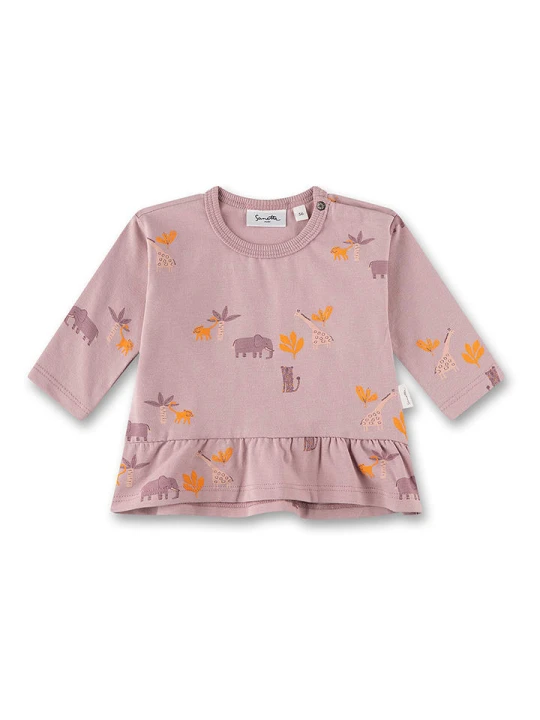 Zdjęcie produktu Sanetta Kidswear Koszulka w kolorze fioletowym rozmiar: 74