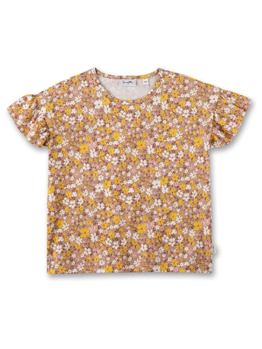 Zdjęcie produktu Sanetta Kidswear Koszulka w kolorze jasnobrązowym rozmiar: 116