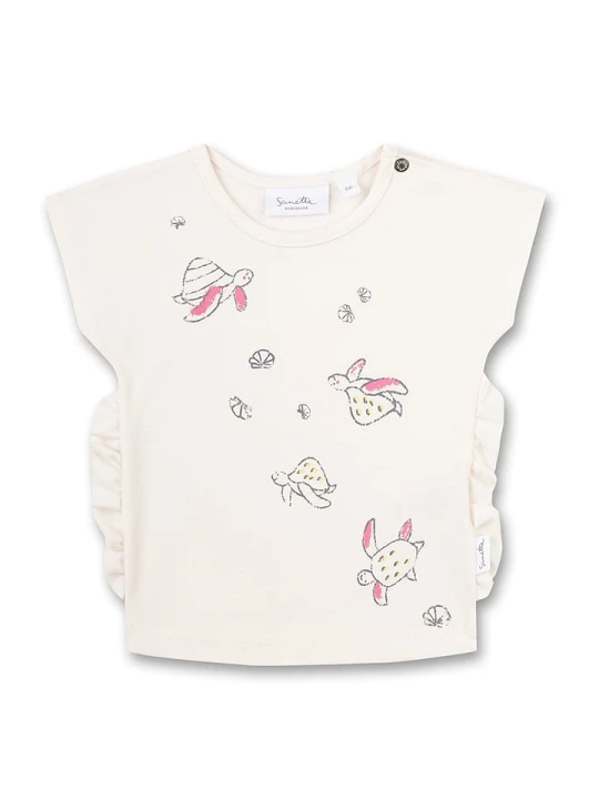 Zdjęcie produktu Sanetta Kidswear Koszulka w kolorze kremowym rozmiar: 74