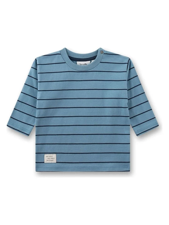Zdjęcie produktu Sanetta Kidswear Koszulka w kolorze niebiesko-czarnym rozmiar: 104